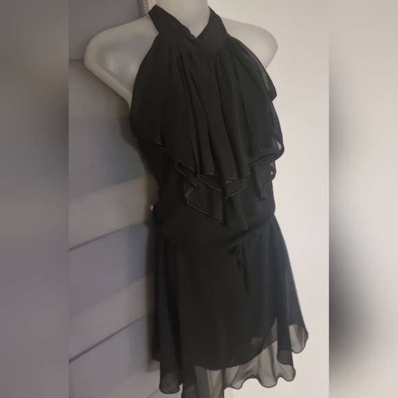 Womens Natasha Gan black haltneck dress - Picture 8 of 11